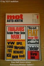 Mot 8/67 Fiat Neckar 1100 124