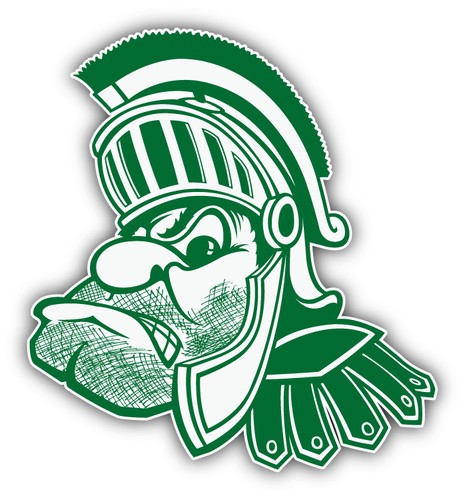 Cartoon spartan head car - spartan,