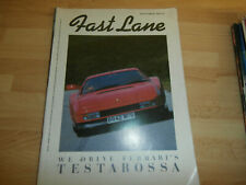 fast lane 1985.Ferrari Testarossa .XJ-S Cabrio.Tickford Capri. BMW CSi. Peugeot 