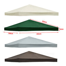 3mx3m Gazebo Canopy Top Cover Waterproof Garden Yard Patio Seat Replacement Roof