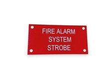 Fire Alarm System Strobe Metal