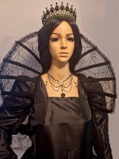 ‘Dark Queen' Black Taffeta