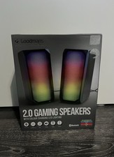 Goodmans 2.0 Gaming Speakers with Colour Changing LED Lighting