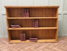 Open Front Pine Book Case