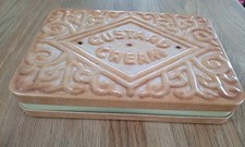Novelty Custard Cream Embossed
