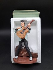 Vintage 1987 Avon Elvis Presley Porcelain Figurine, 7" Tall with Guitar