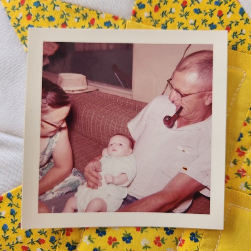 Vtg color snapshot photo - color, 1950s