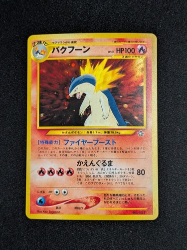Japanese typhlosion holo - typhlosion,