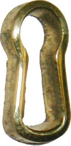Cast brass keyhole - keyhole, insert