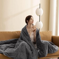 Gravity Weighted Blanket Single Double King Size Anxiety Sleep Therapy Adult Kid