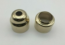 2 x Ideal Standard Trevi Traditional shower handle cover sleeves. Gold.