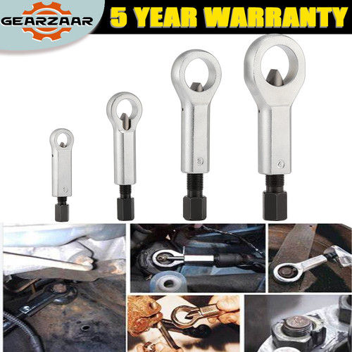 4pcs nut bolt - bolt, rusted