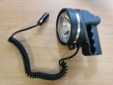 Halogen Hand Held 12 V "Rubber" Search Light Waterproof Portable Boat Marine NEW