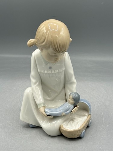 Lladro nao girl - doll, baby