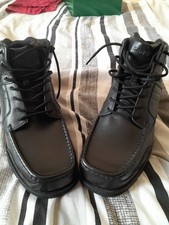 BNWT BLACK KANGOL  LEATHER BOOTS Size 11 EXCELLENT CONDITION WORN  ONCE IN HOUSE