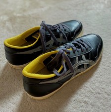 ASICS Tiger Men's Sneakers Casual Shoes Grey-Yellow UK 9.5/US 10/EU 44