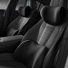 Car Seat Headrest Pad Memory Foam Pillow Head Neck Rest Support Cushion Mat UK