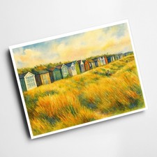 A6 PRINT - The Beach Huts