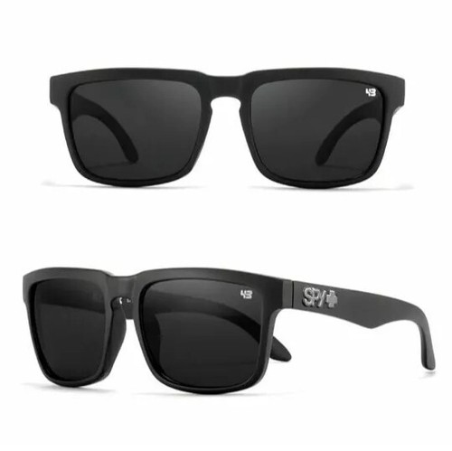 Spy helm matte black - black, gray