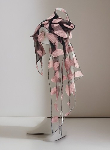 Ladies pink print - print, black