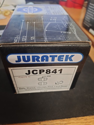 Juratek brake pads jcp841 fits - juratek,
