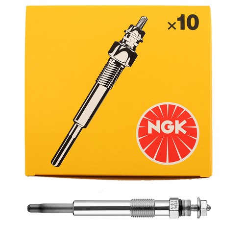 Premium ngk glow plug set - glow, x10