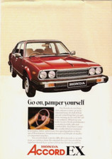 Honda Accord EX Saloon 1980-81