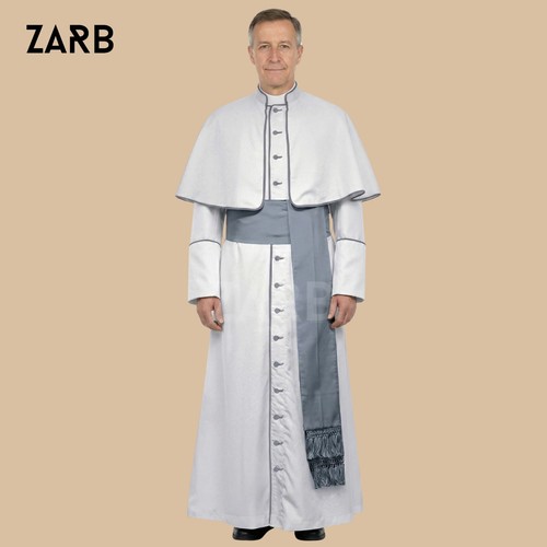 White roman cassock - cassock, with
