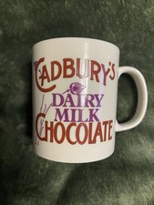 Cadbury's Dairy Milk Chocolate Mug Vintage Red/Purple Logo 9cm x 8cm Ceramic