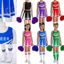 Kids Girls Suit Cheerleading