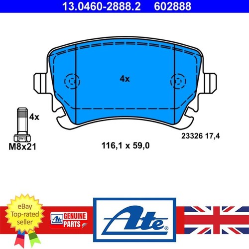 Brake pad set for - pad, a4