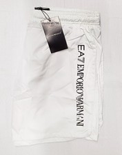 EMPORIO ARMANI  White Swim Shorts