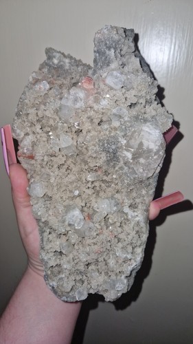 Apophyllite large crystal - crystal, slab