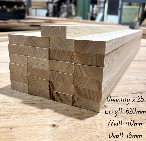Planed ash offcuts craft - offcuts,