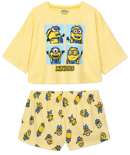 Ladies shorty pyjamas minions - shorty,