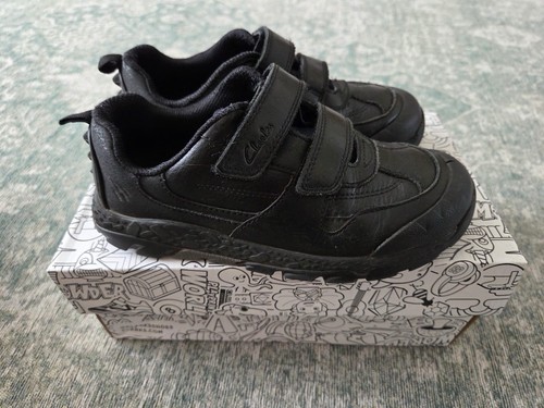 Clarke kids leather black - leather,