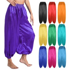 Womens Belly Dance Harem Pants Tribal Dancer Costumes Carnival Fancy Pantaloons