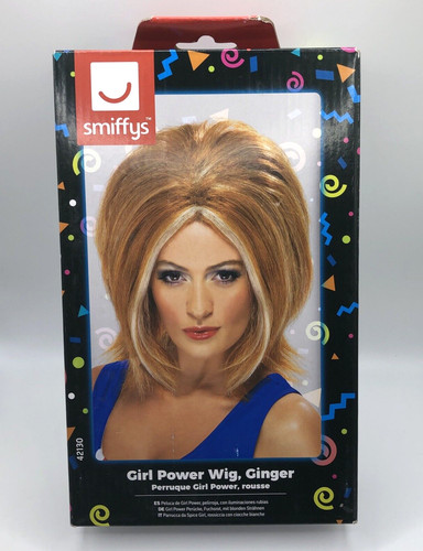 Smiffys girl power ginger wig - power,