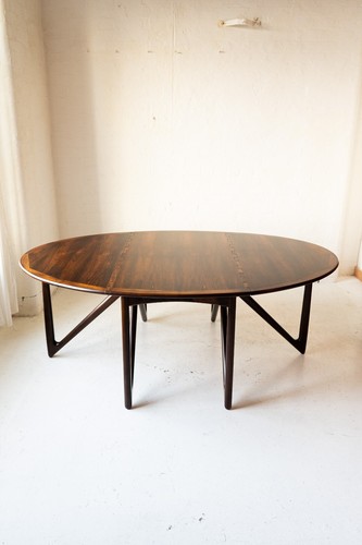 Rosewood gate leg - , table