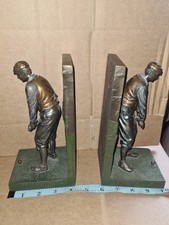 Veronese Bookends Golfer Not Sure Material Bronze Or Effect Missing Clubs, 2006