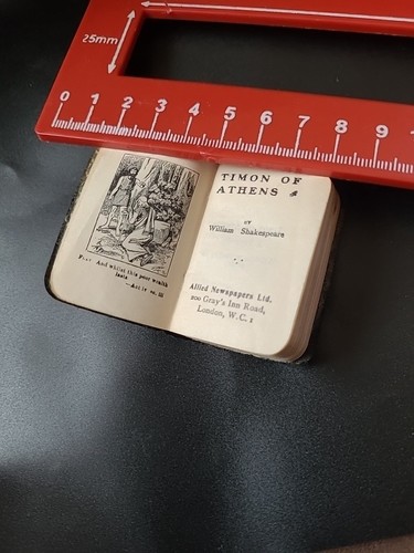 Antique miniature shakespeare - miniature,