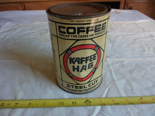 Vintage empty size coffee - empty,