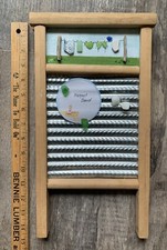 Metal Washboard Memo Board