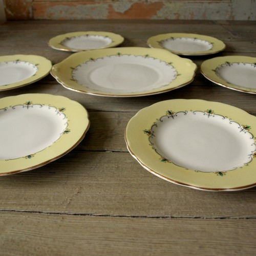 Set six yellow duchess - set,