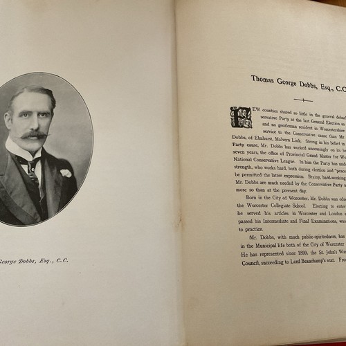 Worcestershire c1907 thomas - c1907,