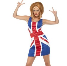Ladies Union Jack Fancy Dress