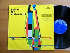 SUB 10093 Suites For Violoncello Bach Reger Vlasov Simandl Supraphon Cello EX