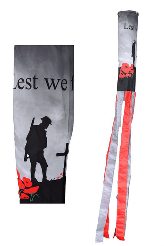 Lest forget poppy flag - lest, we