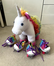 Build a Bear Unicorn with Shoes & Roller Skates
