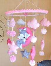 Nursery Crib Mobile Hanging Bed Bell Toy Newborn Rattles Mobile for Children